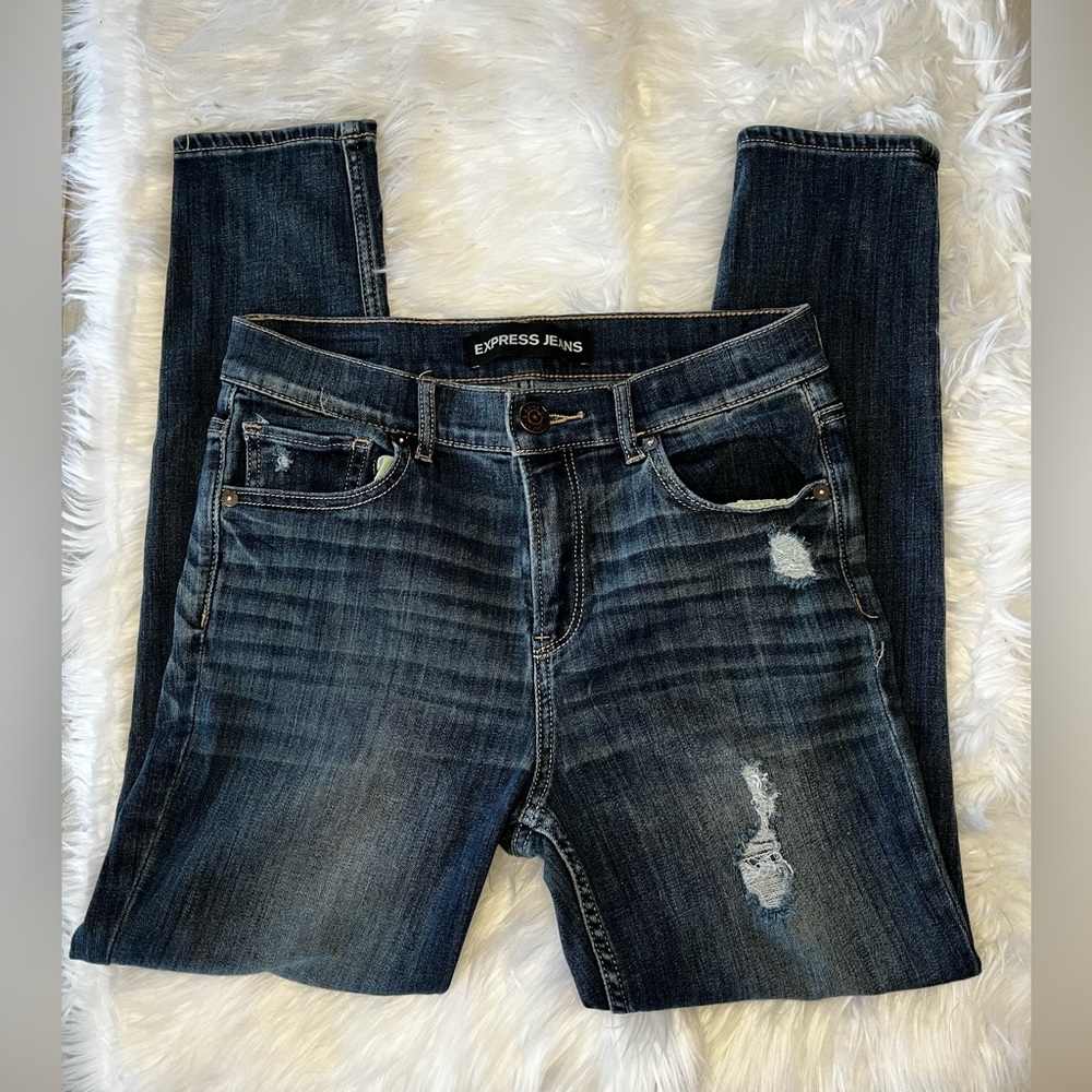 Express Jeans- Hi Rise legging (8s) - Picture 2 of 5